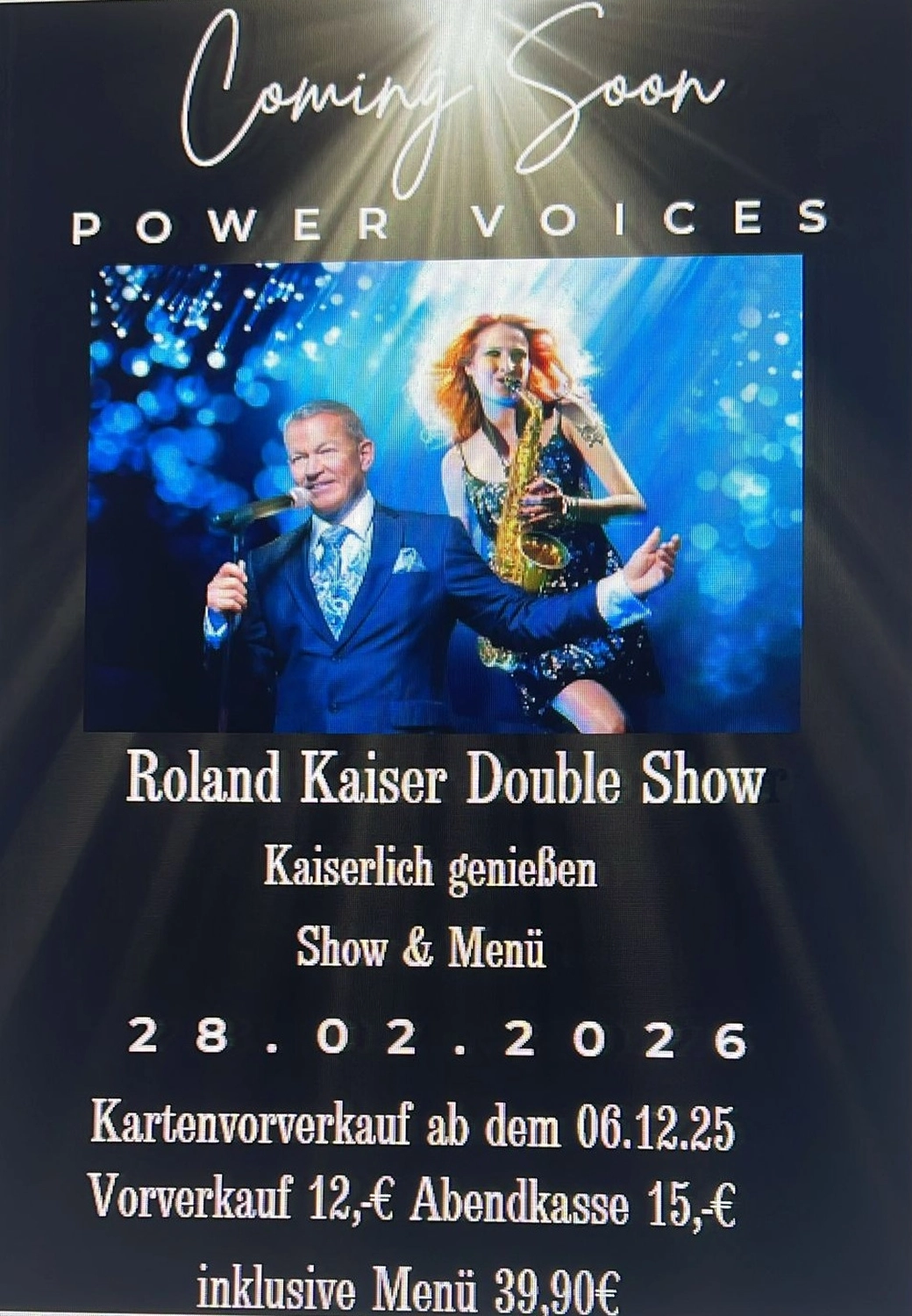 Gabert Gerald – Musik - Ab 2026 mit Live-Saxophonistin  Melanie Piontex buchbar !